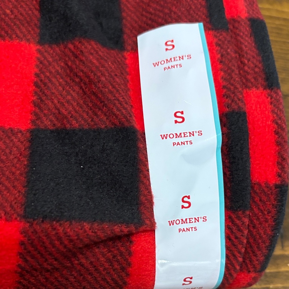 NEW Wondershop Red and Black Plaid Pajama Pants - Picture 2 of 3